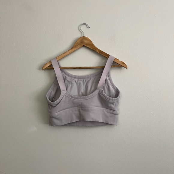Aerie Purple Ribbed Crop Top - Picture 5 of 6